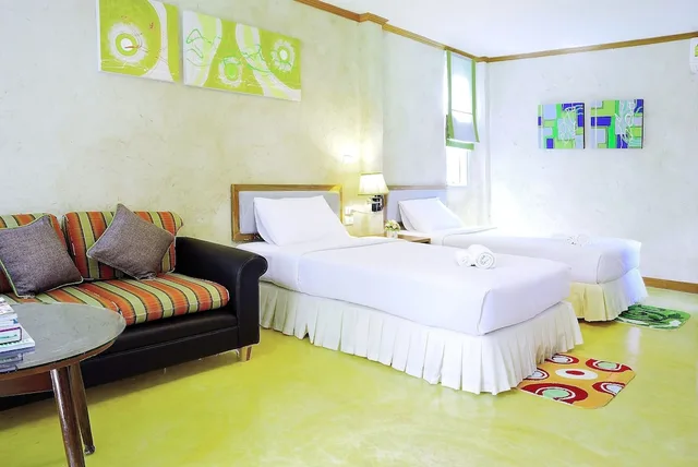 غرفة ديلوكس بسريرين منفصلين، Moosi Yard Hometel Khaoyai 1/2