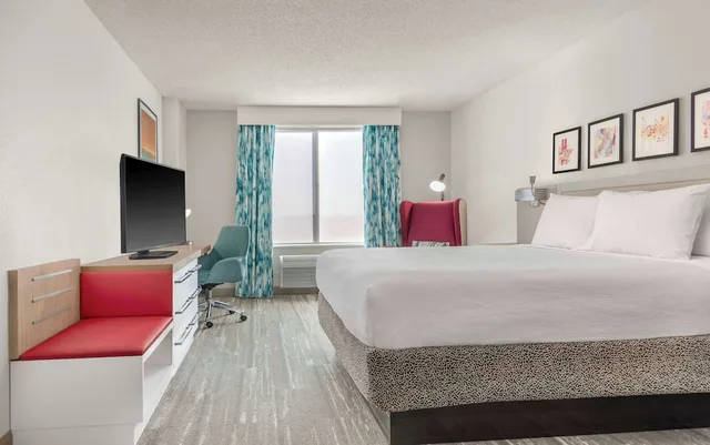 غرفة كومفورت بسرير كينج لذوي الإعاقة، Hilton Garden Inn Denver Airport 3/6