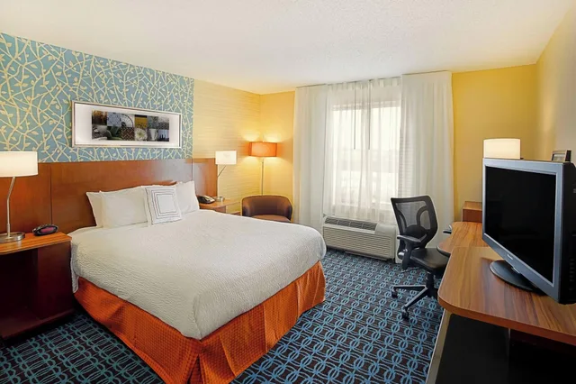 غرفة بسرير مزدوج لذوي الإعاقة، Fairfield Inn Suites By Marriott Chicago Southeast Hammond 1/1