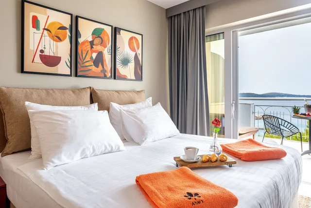 غرفة حصرية سوبيريور بسرير مزدوج بإطلالة على البحر، Boutique Beach Resort Podstine 2/4