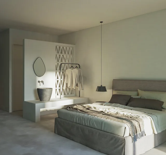 غرفة سوبيريور بسرير كوين بإطلالة على البحر، Panas Hotel 3/5