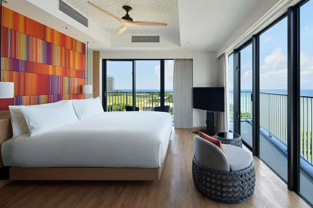 شقة بسريرين مزدوجين بإطلالة على البحر بـ3 غرف نوم، The Beach Resort Sesoko by Hilton Club 2/4