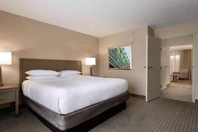 جناح بسرير كينج بحوض استحمام لذوي الإعاقة، Embassy Suites by Hilton Cleveland Rockside 1/6