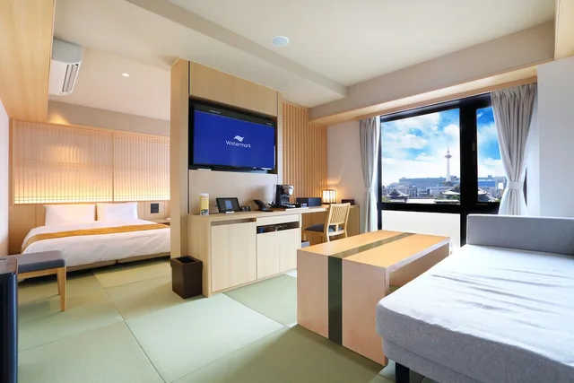 جناح بسريرين مزدوجين مع أريكة، Henn na Hotel Premier Kyoto Gojo Karasuma 3/9