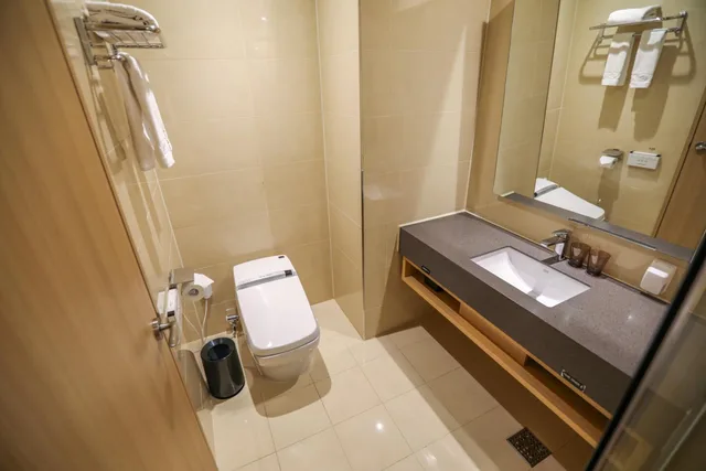غرفة قياسية بسريرين منفصلين، Hotel Lacky Gwangyang 5/7