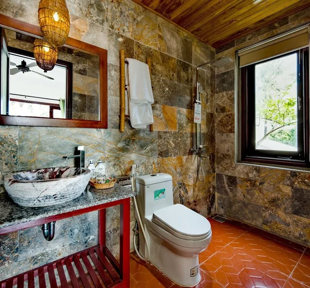 غرفة ديلوكس بسرير مزدوج، An Bang Morning Glory Beach Homestay 4/4