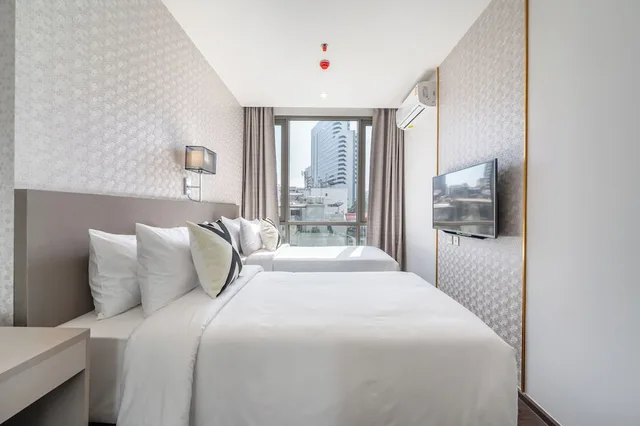 غرفة بسرير فردي، The Rich Residence Sukhumvit Nana 3/6