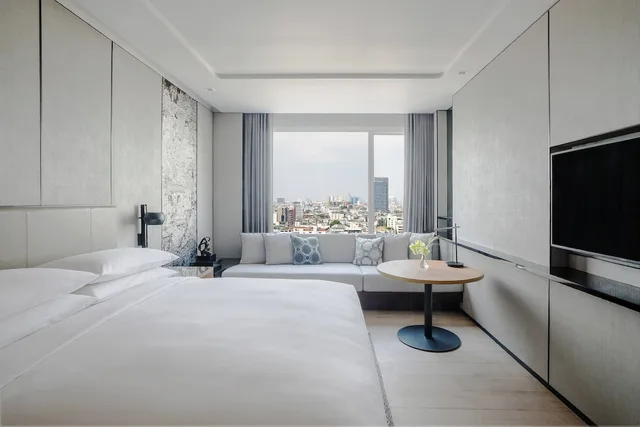 غرفة بسرير كينج، Marriott Bangkok Hotel the Surawongse 3/5