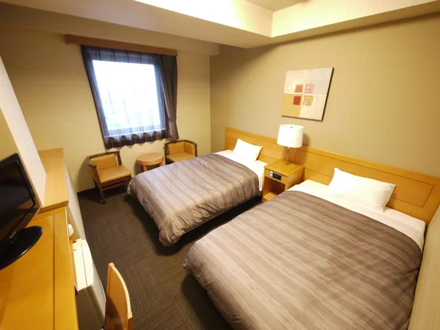 Room, Twin Beds, Hotel Route-Inn Tendo 1/6