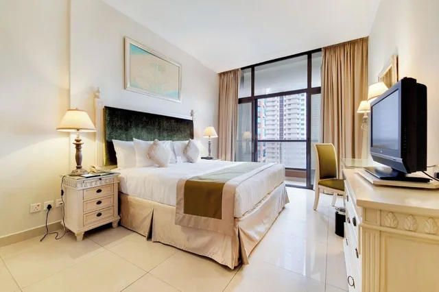 شقة بسرير كينج بإطلالة على المدينة بغرفة نوم واحدة، Two Seasons Hotel & Apartments Dubai 4/6