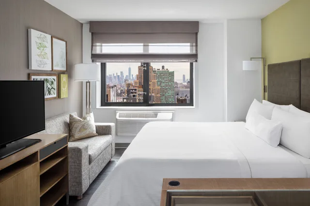 Deluxe, King Bed, City View, Element New York Times Square West Hotel 1/10
