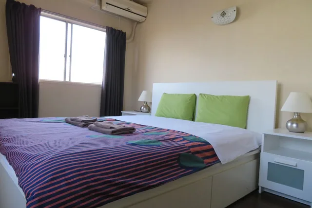 شقة سوبيريور بسريرين منفصلين بإطلالة على البحر بشرفة بغرفتي نوم مع أريكة، Sea View Court Kobe 1/3