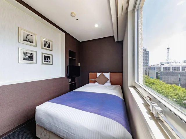 غرفة كومفورت مفردة بحوض استحمام للمدخنين، Hotel Mystays Nagoya Sakae 1/2