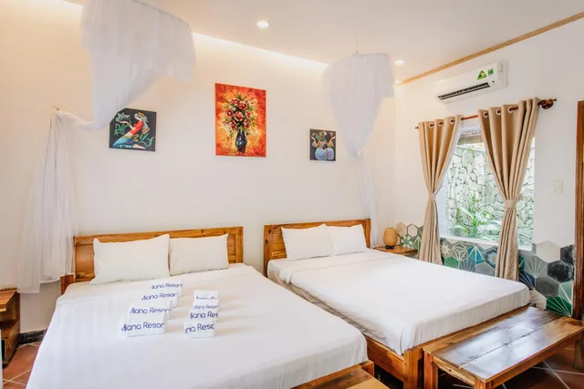 بنغل بسريرين منفصلين وسريرين مزدوجين، Miana Resort Phu Quoc 1/1