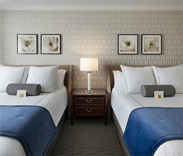 غرفة قياسية بسريرين كوين، Hancock Hotel 1/1