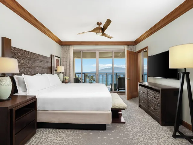 فيلا بإطلالة على البحر بغرفتي نوم لذوي الإعاقة، Hyatt Residence Club Maui Kaanapali Beach 1/3