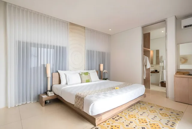 غرفة ديلوكس بسرير كوين بشرفة، Svarga Resort 1/2