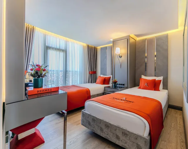 غرفة ديلوكس بسرير مزدوج، Atar Airport Hotel 2/5