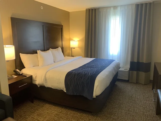 جناح بسرير كينج مع أريكة، Comfort Inn and Suites Atoka 2/6