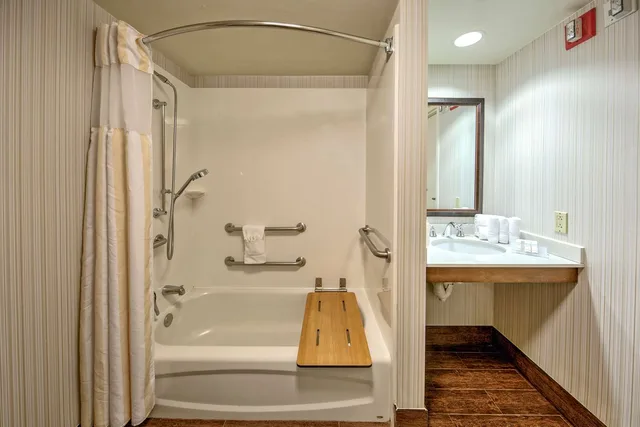 غرفة بسرير كينج بحوض استحمام لذوي الإعاقة، Hilton Garden Inn New Orleans Convention Center 5/5