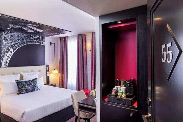 غرفة بسرير كوين، Hotel Gustave 5/8