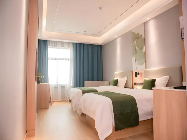 غرفة سوبيريور بسريرين منفصلين، GREENTREE INN ZHEJIANG SHAOXING SHANGYU DISTRICT HIGH-SPEED RAIL STATION BUSINESS HOTEL 1/1