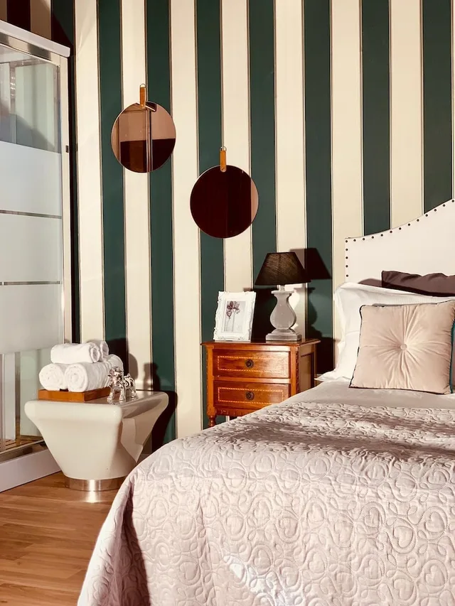 غرفة جونيور بسرير كوين، Palazzina300 3/4