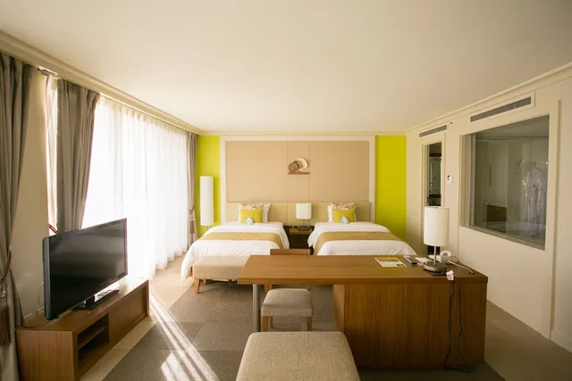 Ocean, Suite, Twin Beds, Ocean View, Beach Tower، Guam Reef Olive Spa Resort 4/7
