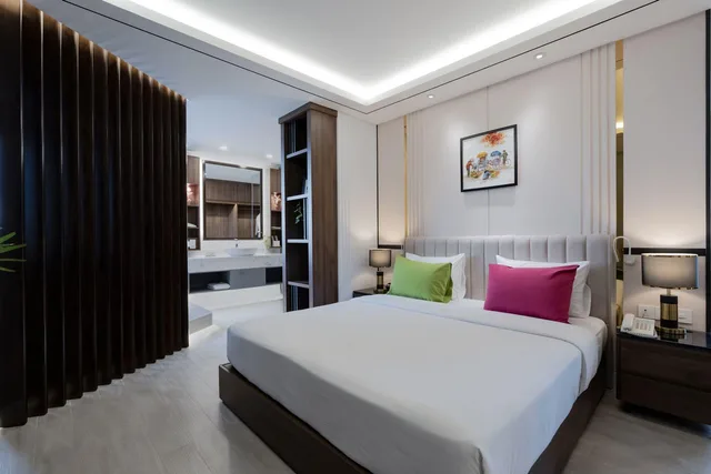 جناح جونيور بانورامي بإطلالة على المدينة، G8 Center Hotel Saigon 1/3