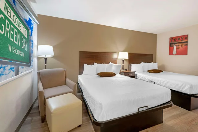 غرفة بسريرين كوين، Best Western Green Bay Inn Conference Center 4/6