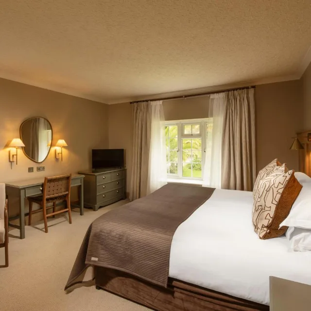 غرفة سوبيريور بسرير مزدوج أو سريرين منفصلين، Budock Vean Hotel 1/5