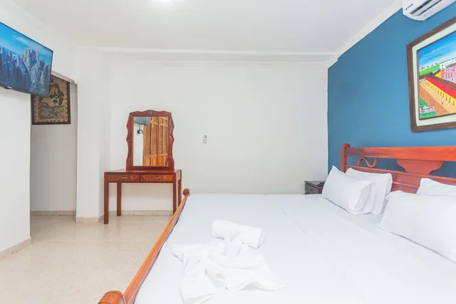 غرفة سوبيريور بسرير كوين، Baluarte Cartagena Hotel Boutique 5/8