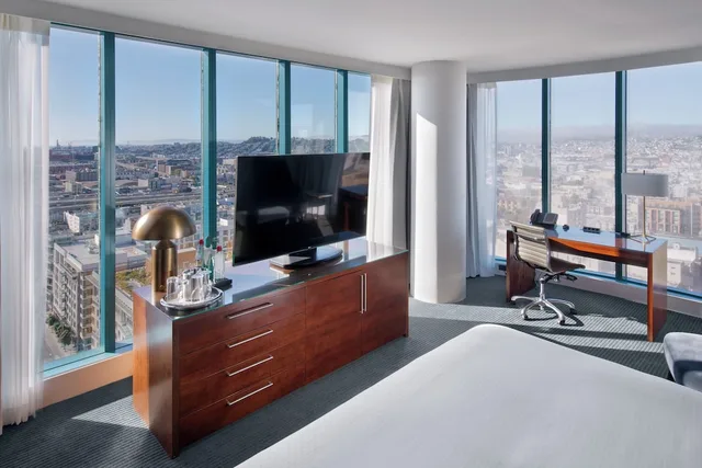 غرفة بريميوم ركنية بسرير كينج بإطلالة، Intercontinental San Francisco Hotel 3/6