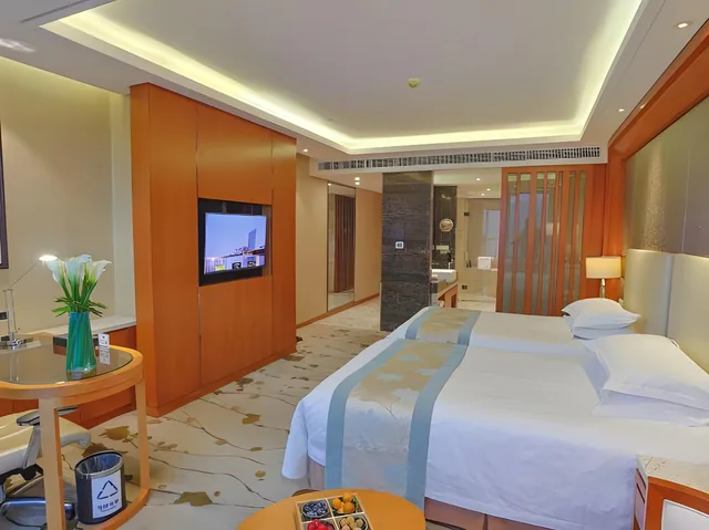 Business, 2 Double Beds, River View, Yiwu Shangcheng Hotel 2/2