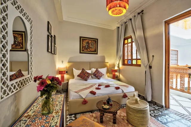 غرفة فاخرة بسرير كينج، Riad Arabkech 2/6