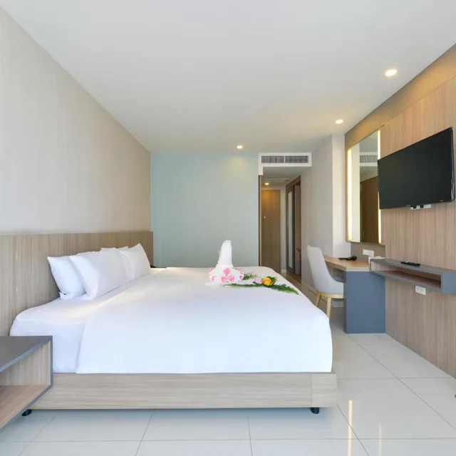 غرفة ديلوكس بسرير مزدوج بشرفة، Grace Patong Hotel 2/10