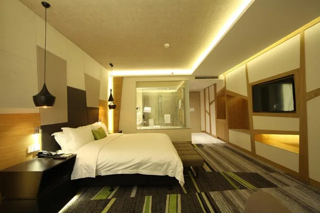 Bamboo, Deluxe, King Bed، BeiJing Qianyuan Hotel 3/10