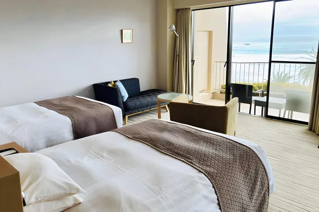 غرفة ديلوكس بسريرين مزدوجين، Izu Imaihama Tokyu Hotel 1/1