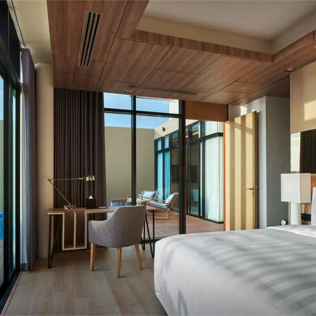 فيلا بسرير فردي بإطلالة على البحر بغرفتي نوم، PARKROYAL Langkawi Resort 1/4