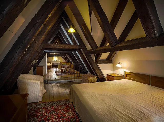 جناح بسرير مزدوج وسريرين منفصلين، Hotel U Tri Bubnu 2/7