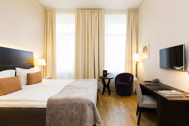 غرفة بسرير مزدوج أو سريرين منفصلين، Elite Hotel Adlon 9/10