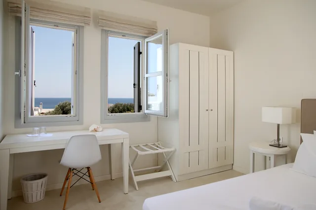 غرفة سوبيريور بسرير مزدوج أو سريرين منفصلين بإطلالة على البحر، AMMOS HOTEL 3/4