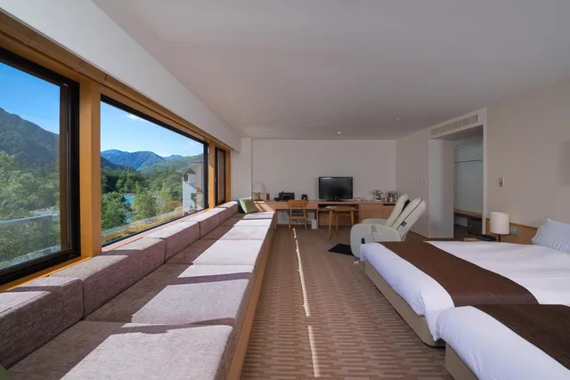 غرفة ديلوكس بسريرين منفصلين، KAMIKOCHI LEMEIESTA HOTEL 1/2