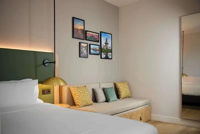 غرفة عائلية بسرير كوين، Hilton Garden Inn Leiden 3/5