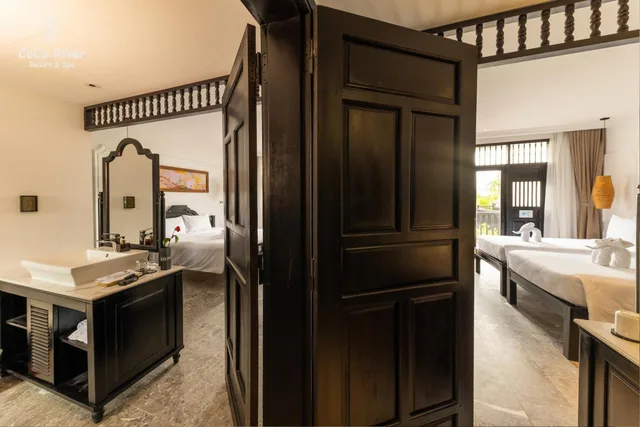 غرفة متصلة، Hoi An Coco River Resort Spa 5/5