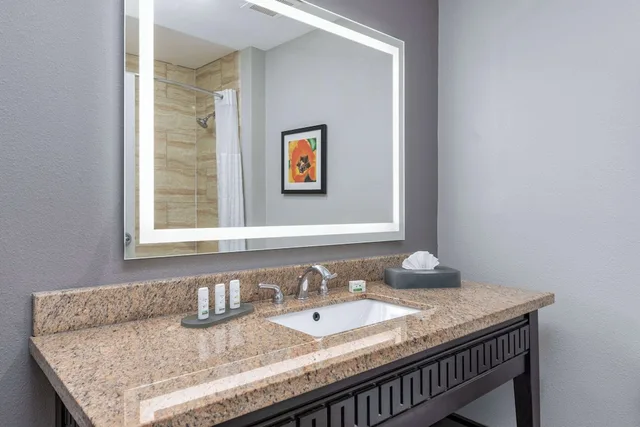 غرفة تنفيذية بسرير كينج، La Quinta Inn & Suites by Wyndham Allen at The Village 8/9