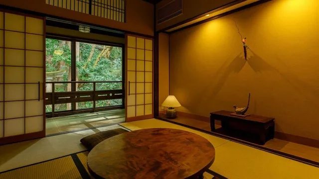 Japanese, Peacock, Guest Room, Traditional، Motoyu Ishiya 1/2