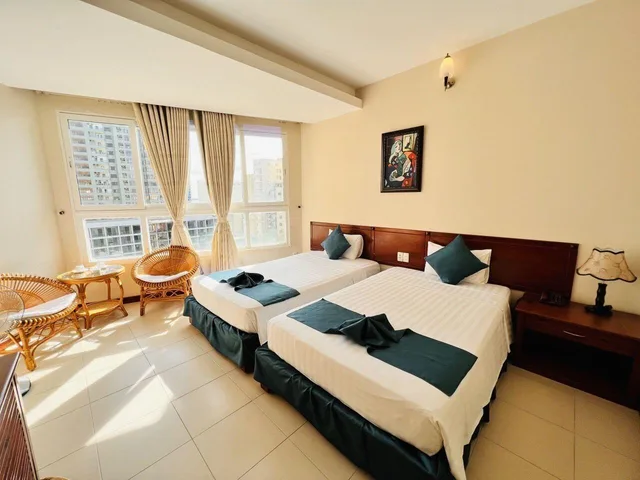 غرفة ديلوكس بسريرين منفصلين بإطلالة على الجبل، The Coast Hotel 1/1