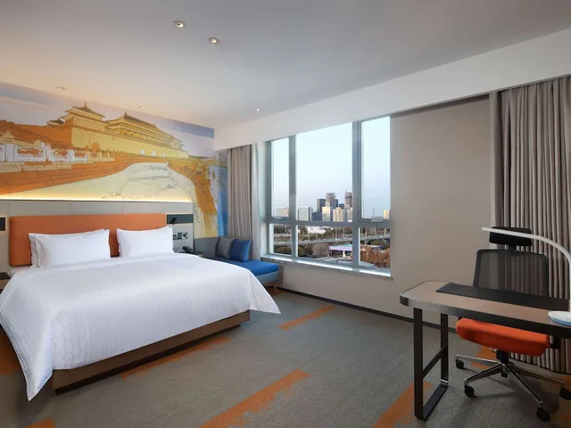 غرفة سوبيريور بسرير كينج، Hampton by Hilton Beijing Wuzi Xueyuan Road 3/3