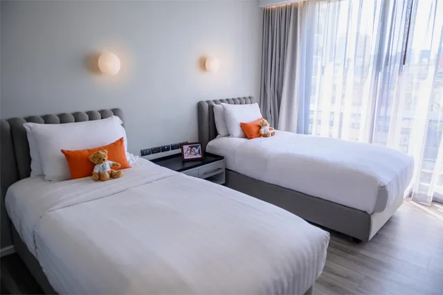 غرفة بريميير بغرفتي نوم، Oakwood Residence Sukhumvit Thonglor Bangkok 2/8